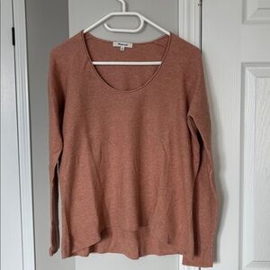 Madewell Wool Alpaca Sweater Peach